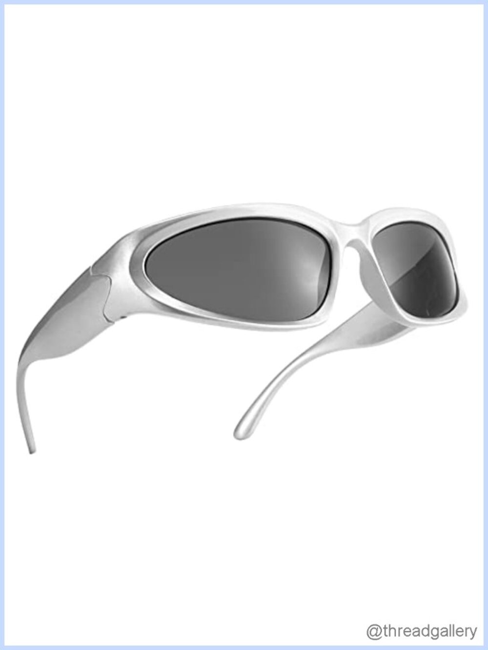 Wrap Around Oval Sunglasses UV400 Anti-Glare Lightweight Unisex Outdoor Sport